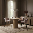 Dahlia - Solid Wood And Natural Cane Table