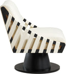 Millwin - Swivel Accent Chair With Black Base