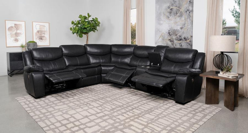 Sycamore - Upholstered Power Reclining Sectional Sofa