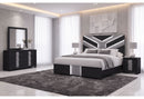 Optimus - King Bed With LED - Black