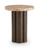 Darimore - Chair Side End Table - Burnished Brown