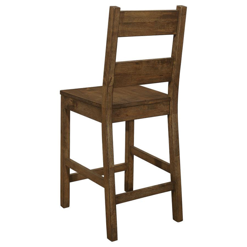 Coleman - Counter Height Stools (Set of 2) - Rustic Golden Brown