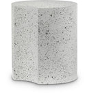 Dimple - End Table - Terazzo Finish