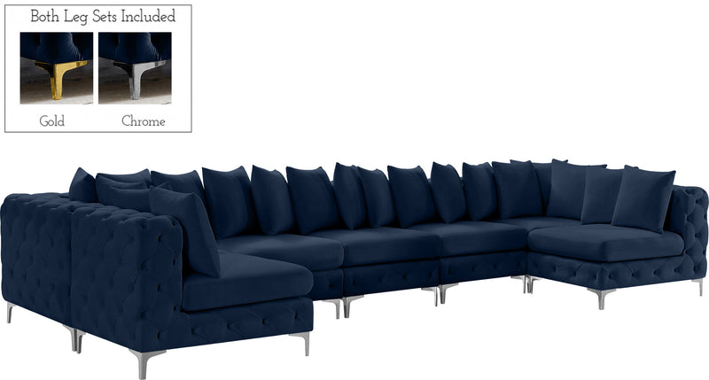 Tremblay - Modular Sectional 7 Piece - Navy