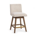 Ava - Swivel Counter Stool - Vanilla Oat