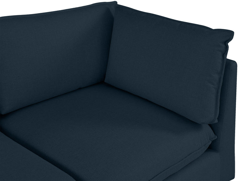 Mackenzie - Modular Sectional 4 Piece - Navy - Fabric