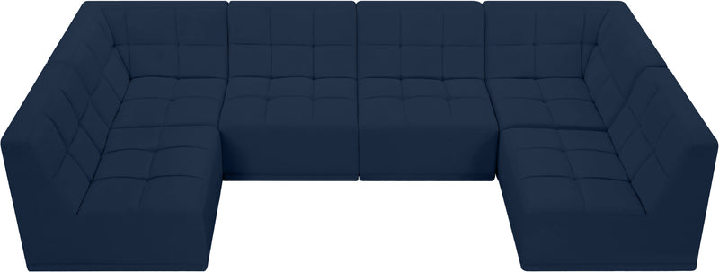 Relax - Modular Sectional 6 Piece - Navy