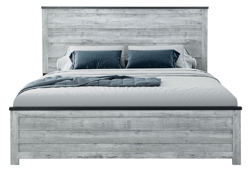 Ozark - King Bed - Gray Wash