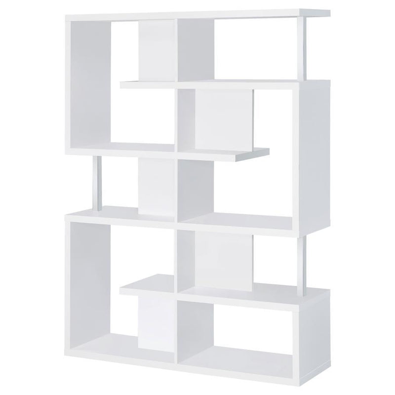 Hoover - 5-tier Geometric Design Bookcase