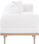 Laguna - 3 Piece Resilient Water Resistant Fabric 106.5" Upholstered Outdoor Patio Modular Sofa
