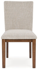Kraeburn - Dining Upholstered Side Chair (Set of 2) - Beige / Brown