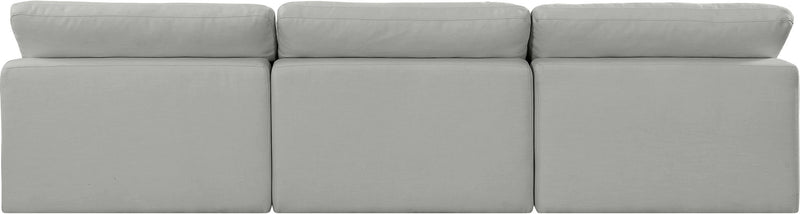 Comfy - Linen Modular Armless Sofa 3 Seats