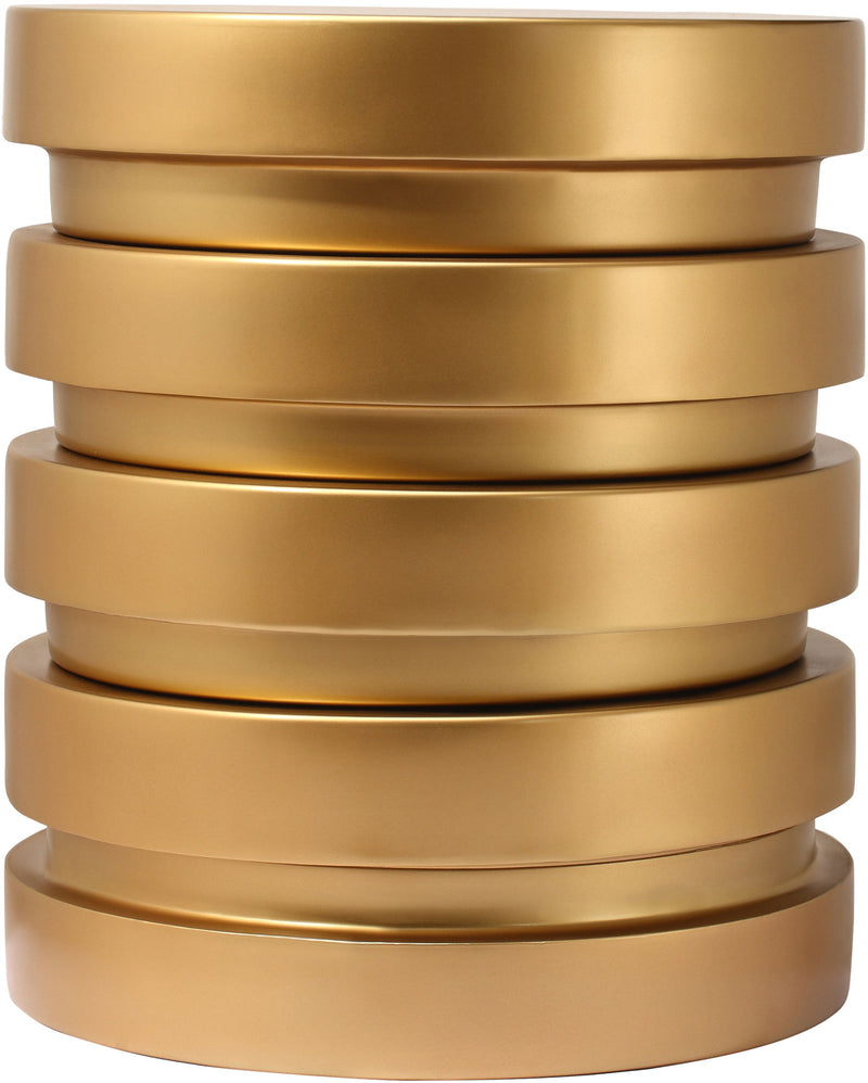 Levels - End Table - Gold