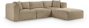 Shaggy - Fabric 4 Piece Modular Sectional