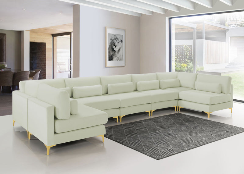 Julia - Modular Sectional 7 Piece - Cream