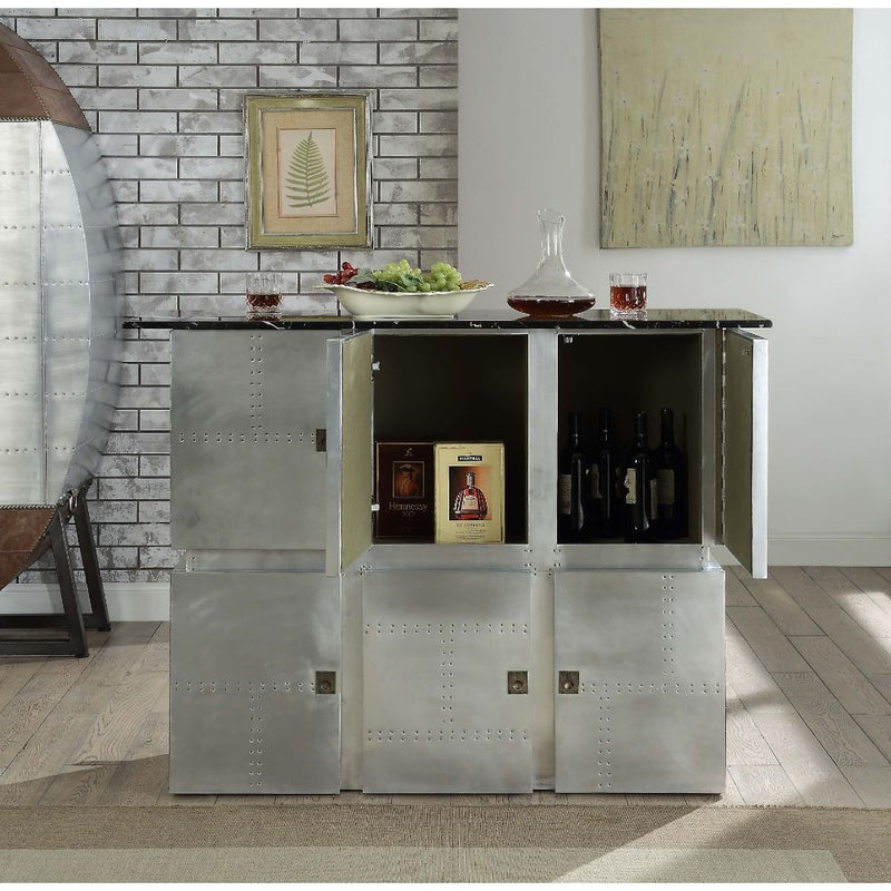 Brancaster - Bar Table - Marble & Aluminum