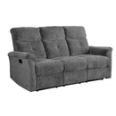 Treyton - Motion Sofa - Gray Chenille