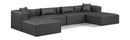 Cube - 6 Piece Modular Double Chaise Sectional