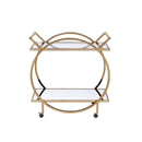 Traverse - Serving Cart - Mirrored & Champagne
