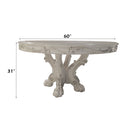 Dresden - Round Dining Table - Bone White