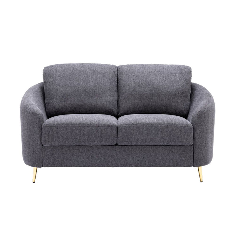 Yuina - Loveseat - Gray Linen