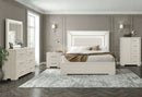 Clara - Upholstered Mirror - Beige