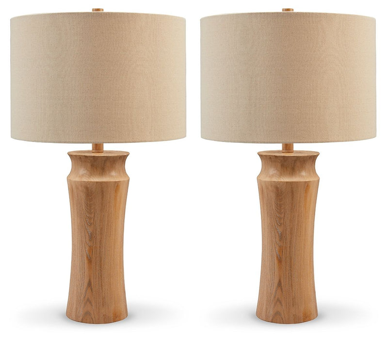 Orensboro - Brown - Poly Table Lamp (Set of 2)