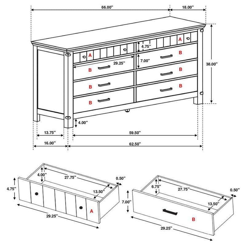 Brenner - Panel Bed Bedroom Set