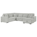 Devonshire - Sleeper Sectional Sofa Storage Chaise