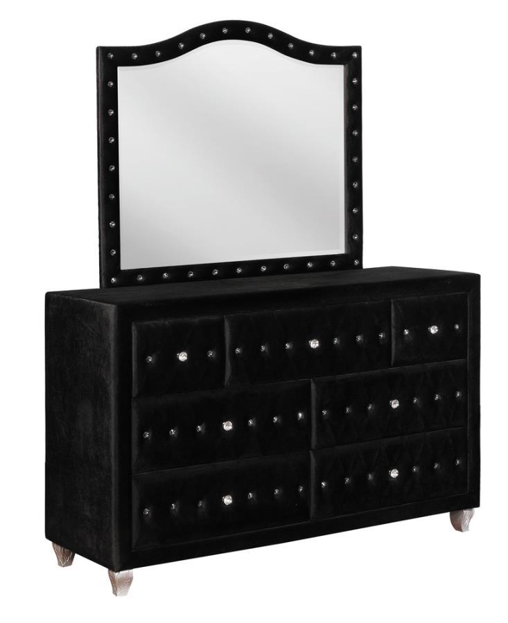 Deanna - 7-Drawer Upholstered Dresser