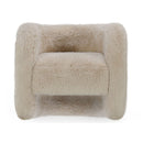 Teddy - Plush Accent Chair - Beige