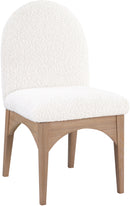 Waldorf - Boucle Dining Side Chair With Natural Legs