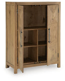 Clayburns - Bar Cabinet - Light Brown