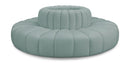 Arc - Faux Leather 8 Piece Round Modular Sofa