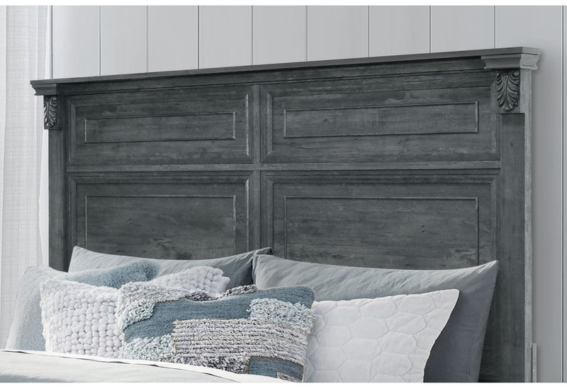 Tatum - Queen Bed Without Storage - Gray