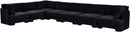 Hammond - Velvet Performance Fabric Upholstered 7 Piece Sectional