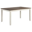 Fortress - 7 Piece Rectangular Dining Set - Vintage Vanilla