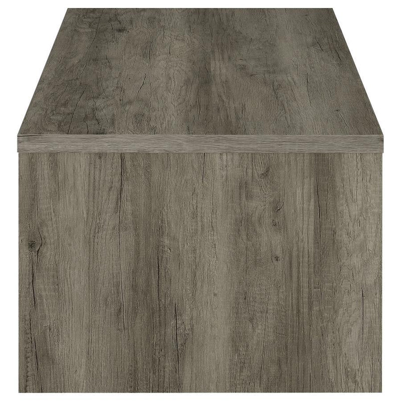 Felix - 2-Drawer Rectangular Engineered Wood Coffee Table - Gray Driftwood