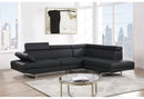 U9784 - Right Arm Facing Sectional - Black