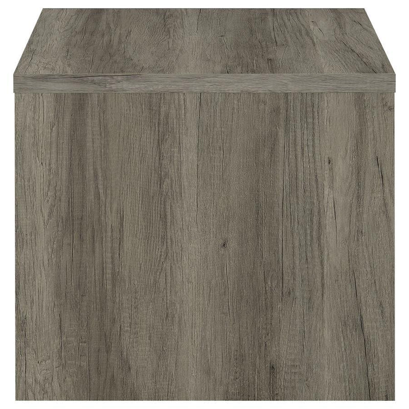 Felix - 1-Drawer Engineered Wood Side End Table - Gray Driftwood