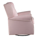 Tamaki - Swivel Chair With Glider - Pink Fabric