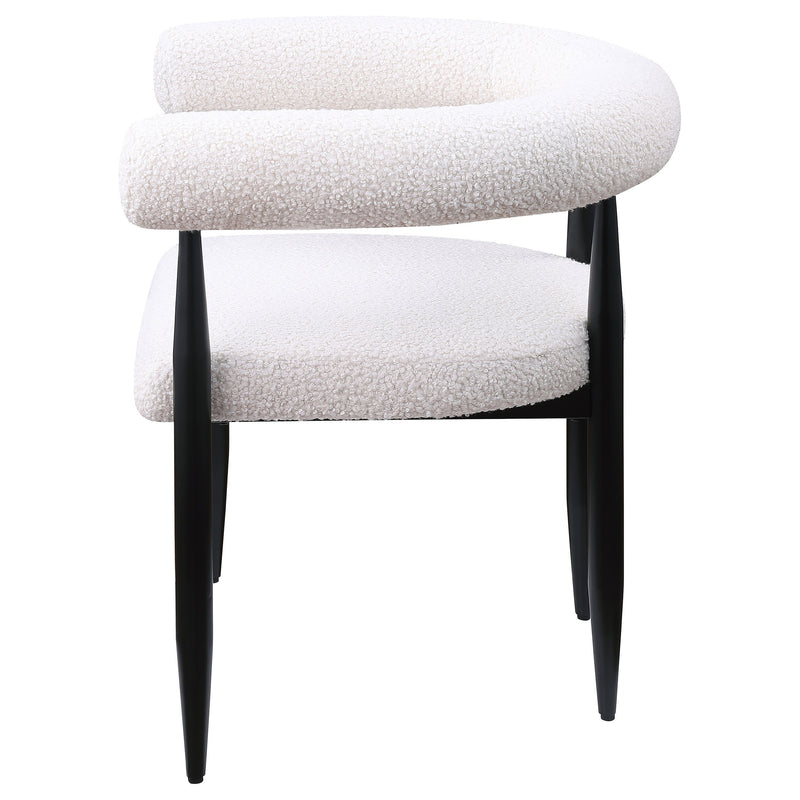 Camden - Boucle Upholstered Dining Side Chair (Set of 2) - Cream