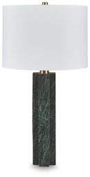 Keegan - Marble Table Lamp - Green