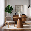 Eloura - Linen Textured Fabric Upholstered Dining Chair (Set of 2)