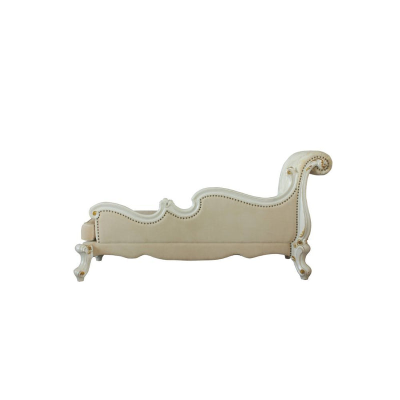 Picardy - Chaise - Antique Pearl & Fabric