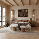 Warby - Vegan Leather Upholstered Bed