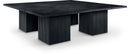 Belinda - Mid-Century Modern Modular Dining Table - Black