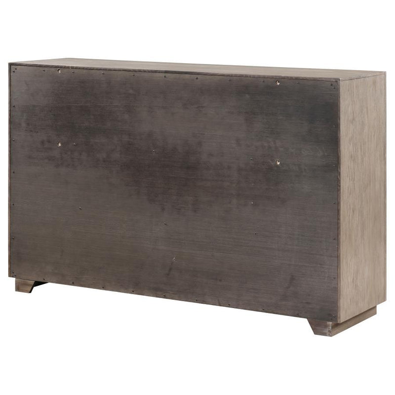 Kenora - 6 Drawers Dresser - Barley Brown