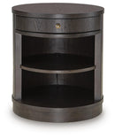 Leighmour - Accent Table - Dark Brown