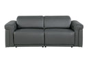1126 - Top Grain Power Reclining Italian Leather Sofa